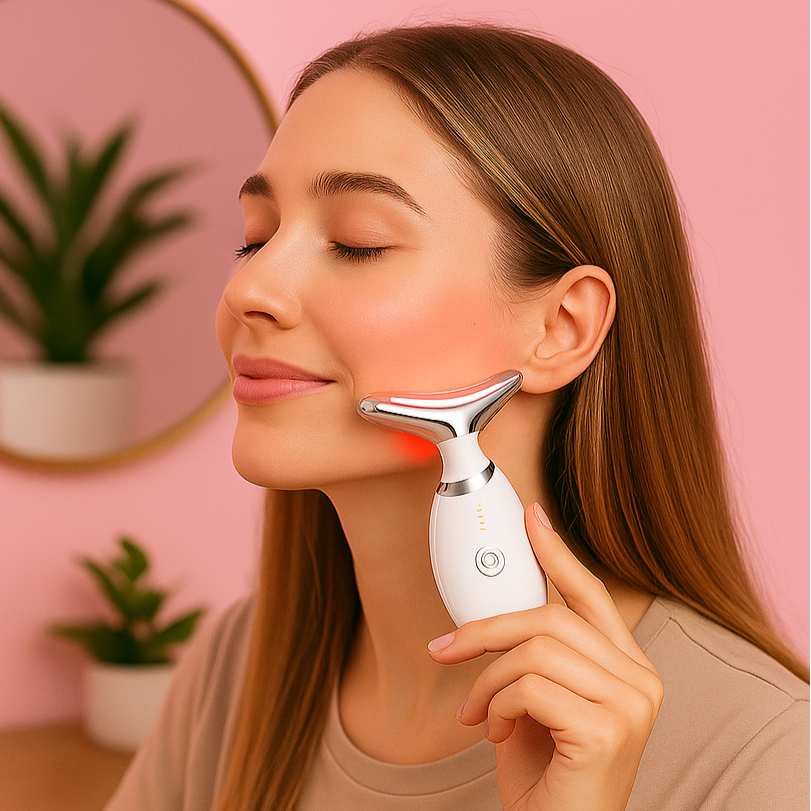 Oroify™ Youthful Glow 7-Color Face & Neck Massager | Anti-Aging, Acne & Wrinkle Therapy