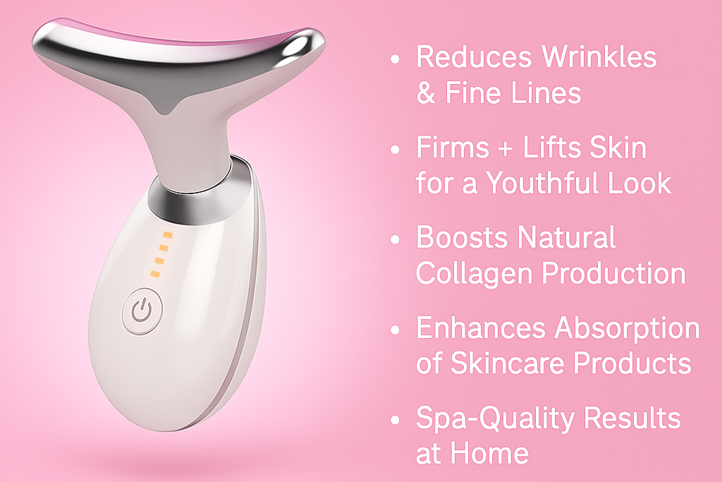 Oroify™ Youthful Glow 7-Color Face & Neck Massager | Anti-Aging, Acne & Wrinkle Therapy