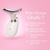 Oroify™ Youthful Glow 7-Color Face & Neck Massager | Anti-Aging, Acne & Wrinkle Therapy