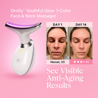Oroify™ Youthful Glow 7-Color Face & Neck Massager | Anti-Aging, Acne & Wrinkle Therapy